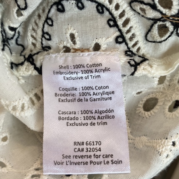 NWT Anthropology Hemant and Nandita Size S Aditya Embroidered Tunic Dress - Picture 12 of 13